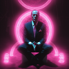 Italian politician vaporwave