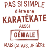 Karatékate GÉNIALE rouge brunâtre foncé