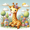 Giraffe Snacking