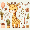 Giraffe Birthday