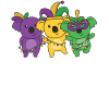 Mardi Gras Koala Carnival Costume