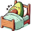 Slice avocado
