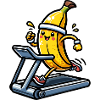 Banane en cours d’exécution