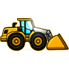 Yellow Wheel Loader