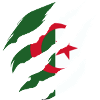Drapeau Algérie -idée cadeau algérien