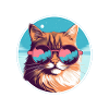 Sun-Purred Kitty Gleam