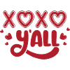 Love and Joy Heart Pattern Design