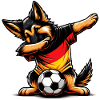 German Shepherd Soccer Germany