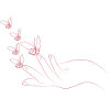 Coquette Aesthetic Hand
