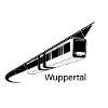 Wuppertal suspension railway font black/white