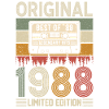 Millésime 1988 Anniversaire