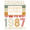 Millésime 1987 Anniversaire