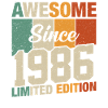 Millésime 1986 anniversaire anniversaire
