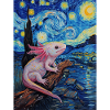 axolotl van gogh sternennacht