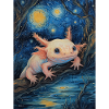 Axolotl, Van Gogh, Nuit étoilée