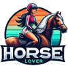 Vibrant Equestrian Rider Illustration