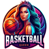 Basketball Queen Illustration
