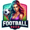 Football Queen Illustration