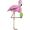 Popsicles flamants roses