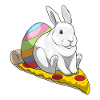 Bunny Easter Pizza