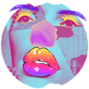 Pop Art bright collage