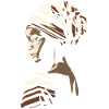 African Woman Africa Chusta na głowę Kente
