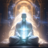 meditating ghost aura