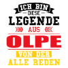 Stadt Olpe Deutschland Legende Spruch