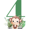 4th Birthday Monkey Safari