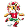 Maglia Marocco Leone Marocchino Tifoso di Calcio