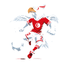 Tunisie Maillot Aigle Tunisien Supporter Football