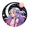 Moon Landscape Illustration