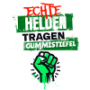 Bauernprotest "Echte Helden tragen Gummistiefel"