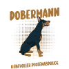 Hund Dobermann