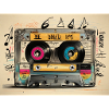cassette tape.