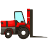 Red Forklift