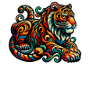 Tiger Tattoo Tribal Chinese Zodiac