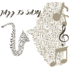 Musical Saxophone Design in Notes