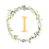 I Monogram Eucalyptus Wreath