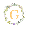 G Monogramm Eukalyptus-Kranz