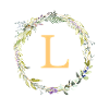L Monogram Eucalyptus Wreath