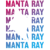 Elegant Manta Ray Ocean Lover