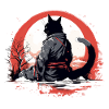 Samurai cat