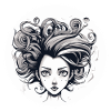 Frau Frisur Haare