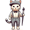 Cute Cat Artist