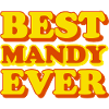 Funny gift with first name Mandy