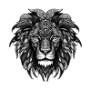 Lion, Portrait, Head, Animal