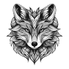 Fox Portrait Head Animal