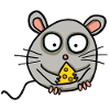 Mouse with cheese
