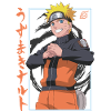 Naruto Shippuden Design With Lettering